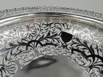  James Dixon Sons Antique English 3 Basket Epergne Centerpiece by James Dixon 1905
