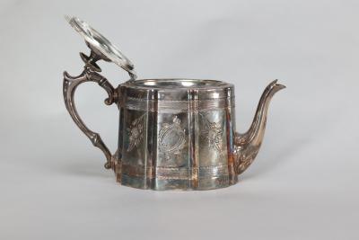  James Dixon Sons James Dixon Sons An Aesthetic Movement Electroplated Britannia Metal Tea Set