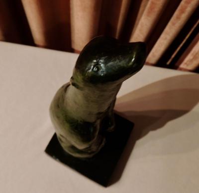  Jan Joel Martel Art Deco Sculpture of a Bear by Martel