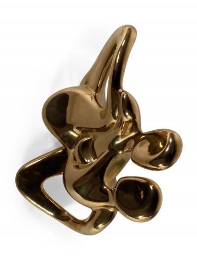  Jaru American Modern Ceramic Gold Glaze Intertwined Couple Jaru
