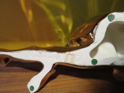  Jaru Sensual Gold Jaru Nude Male Ceramic Sculptures Mid Century Modern