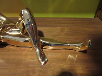  Jaru Sensual Gold Jaru Nude Male Ceramic Sculptures Mid Century Modern