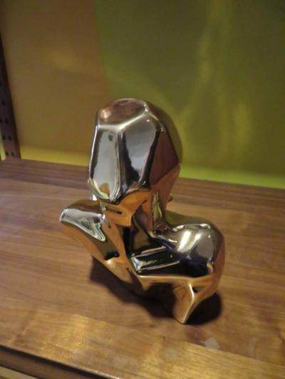  Jaru Sensual Gold Jaru Nude Male Ceramic Sculptures Mid Century Modern