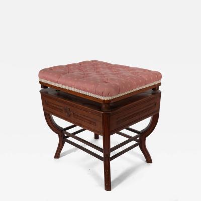  Jas Shoolbred Co Jas Shoolbred An Aesthetic Movement Adjustable Height Piano Stool