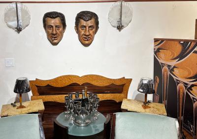  Jean Paul Belmondo Original Hand Made Art Mask Jean Paul Belmondo