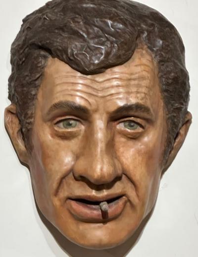  Jean Paul Belmondo Original Hand Made Art Mask Jean Paul Belmondo