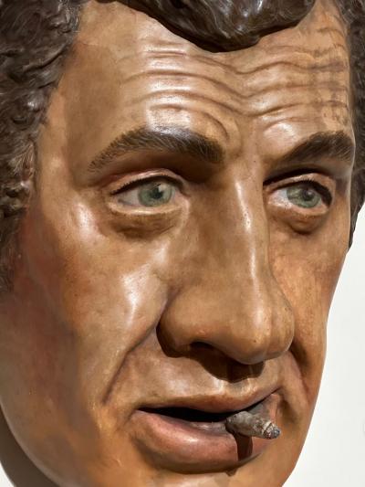  Jean Paul Belmondo Original Hand Made Art Mask Jean Paul Belmondo