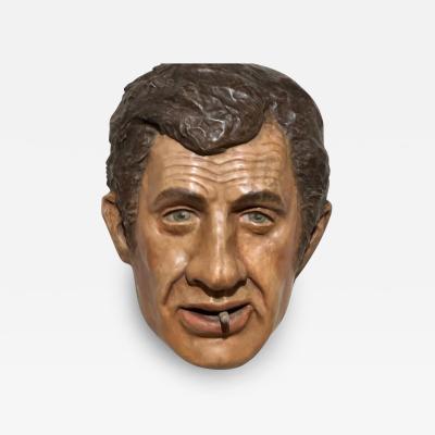  Jean Paul Belmondo Original Hand Made Art Mask Jean Paul Belmondo