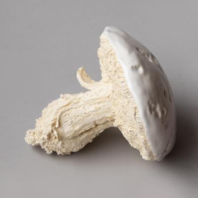  Jean Paul Gourdon SCULPTURE OF A C PE IN UNGLAZED AND GLAZED WHITE FA ENCE