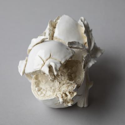  Jean Paul Gourdon SCULPTURE OF TWO POMEGRANATES 