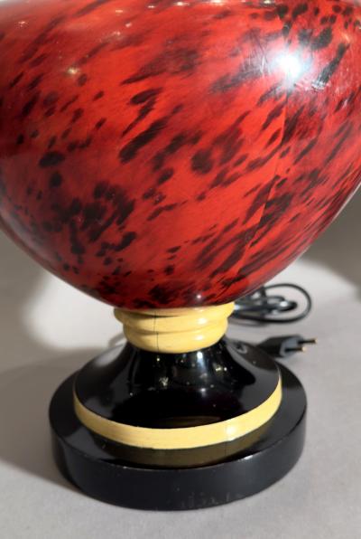  Jean Roger Pair of ceramic lamps France circa 1970