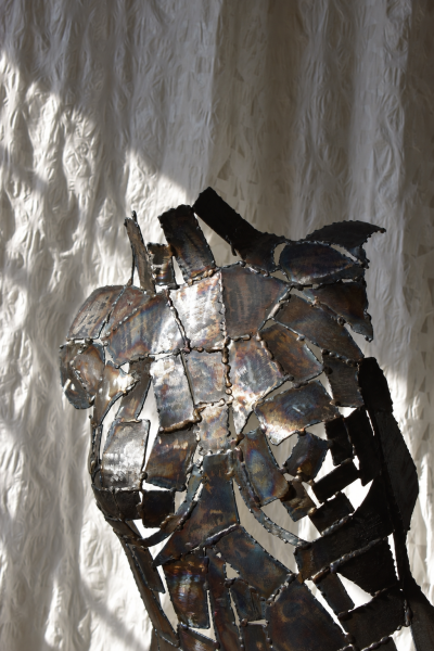  Jeanne d Arc Welded Steel Sculpture J zsef Szab Trash Works Industrial 2024