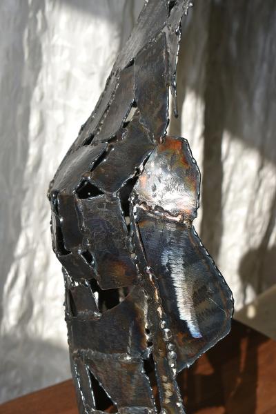  Jeanne d Arc Welded Steel Sculpture J zsef Szab Trash Works Industrial 2024