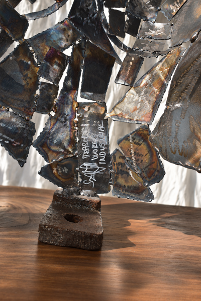  Jeanne d Arc Welded Steel Sculpture J zsef Szab Trash Works Industrial 2024