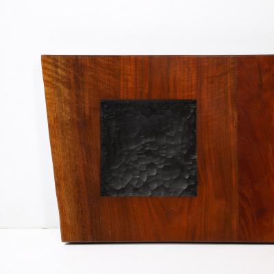  Jeffrey Brosk Mid Century Carved Wood Sculpture Caballo de Paso II signed Jeffrey Brosk