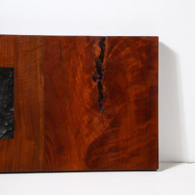  Jeffrey Brosk Mid Century Carved Wood Sculpture Caballo de Paso II signed Jeffrey Brosk