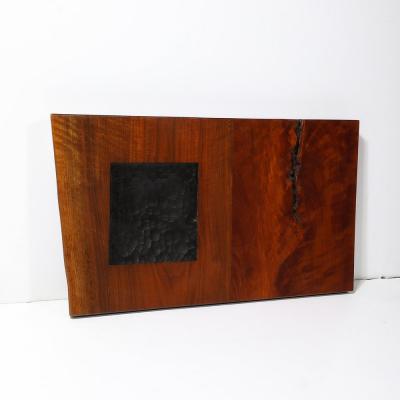  Jeffrey Brosk Mid Century Carved Wood Sculpture Caballo de Paso II signed Jeffrey Brosk