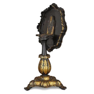  Jennens Bettridge Jennens Bettridge ebonised wood papier m ch side table
