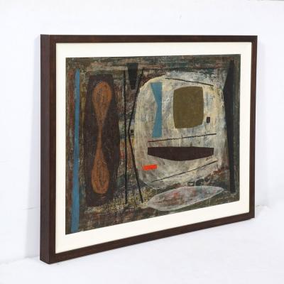  Joe Stefanelli Untitled Abstract Composition signed Joe Stefanelli