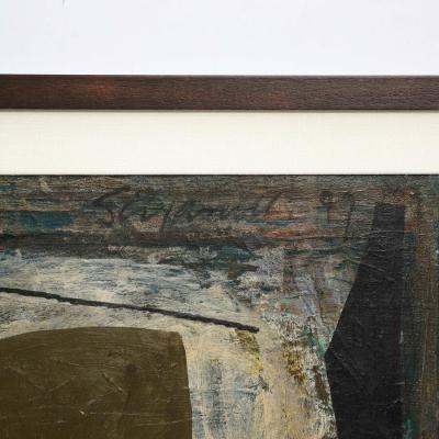  Joe Stefanelli Untitled Abstract Composition signed Joe Stefanelli