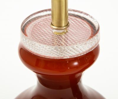  Johansfors Glasbruk Johansfors Carnelian Red Glass Lamps