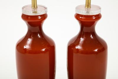  Johansfors Glasbruk Johansfors Carnelian Red Glass Lamps