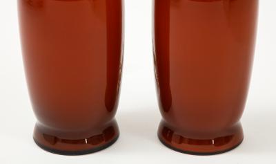  Johansfors Glasbruk Johansfors Carnelian Red Glass Lamps