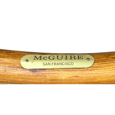  John Elinor McGuire Vintage McGuire Furniture Company Bamboo Side Chair