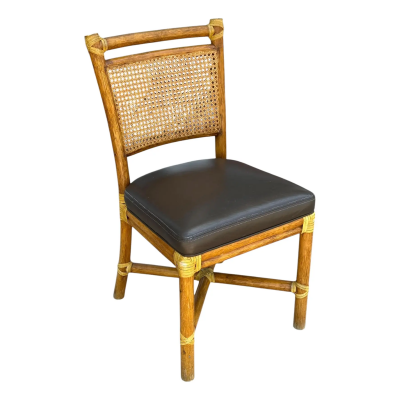  John Elinor McGuire Vintage McGuire Furniture Company Bamboo Side Chair