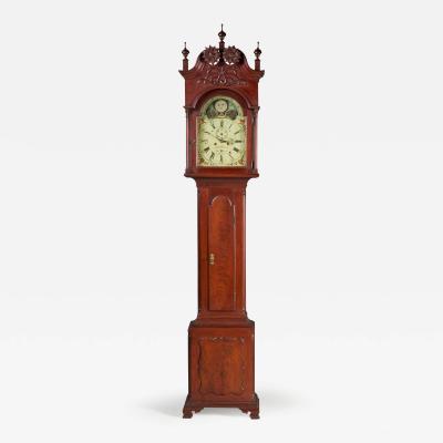  John Gottleib Eberman Tall Case Clock by John Gottleib Eberman of Lancaster Pennsylvania