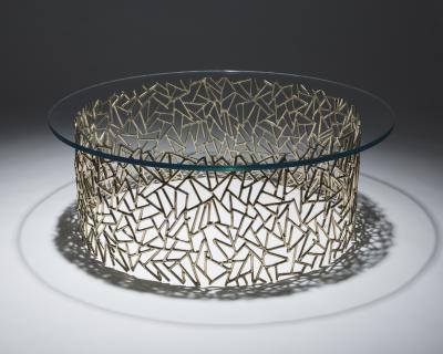  John Lyle Design Crackle Cocktail Table