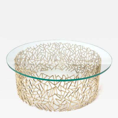  John Lyle Design Crackle Cocktail Table