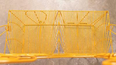  John Risley Monsieur John Risley Monsieur Mademoiselle Patio Bench Sculpture 1960s