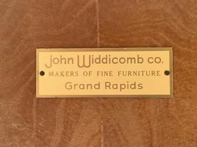  John Widdicomb Co Widdicomb Furniture Co Exceptional Long Burl Console by John Widdicomb Co Description