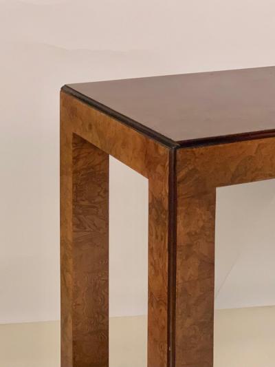  John Widdicomb Co Widdicomb Furniture Co Exceptional Long Burl Console by John Widdicomb Co Description