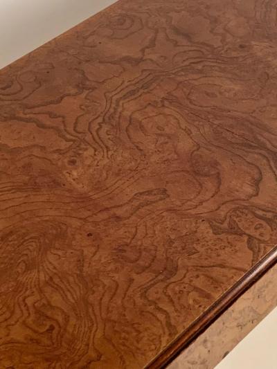  John Widdicomb Co Widdicomb Furniture Co Exceptional Long Burl Console by John Widdicomb Co Description