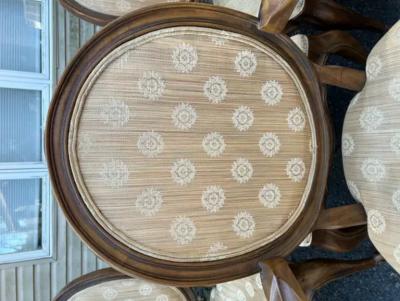  John Widdicomb Co Widdicomb Furniture Co Fabulous Set 6 Balloon Back Cabriole Leg Dining Chairs Queen Anne style