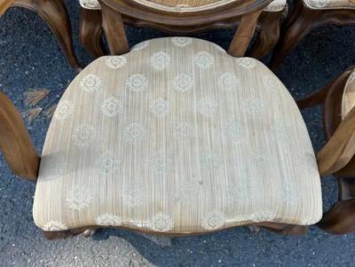  John Widdicomb Co Widdicomb Furniture Co Fabulous Set 6 Balloon Back Cabriole Leg Dining Chairs Queen Anne style