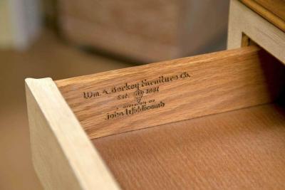  John Widdicomb Co Widdicomb Furniture Co French Directoire Style Painted Desk by John Widdicomb