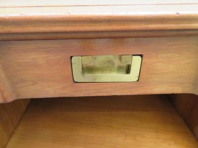  John Widdicomb Co Widdicomb Furniture Co Handsome Pair Asian Style John Widdicomb Night Stands Mid Century Modern