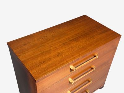  John Widdicomb Co Widdicomb Furniture Co John Widdicomb Chests of Drawers Walnut Brass USA 1960s