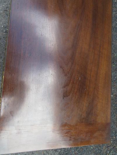 John Widdicomb Co Widdicomb Furniture Co John Widdicomb Mahogany Gold Gilt 3 Drawer Mediterranean Petite Credenza