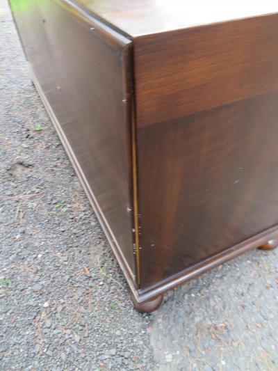  John Widdicomb Co Widdicomb Furniture Co John Widdicomb Mahogany Gold Gilt 3 Drawer Mediterranean Petite Credenza