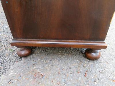  John Widdicomb Co Widdicomb Furniture Co John Widdicomb Mahogany Gold Gilt 3 Drawer Mediterranean Petite Credenza