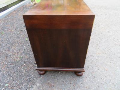  John Widdicomb Co Widdicomb Furniture Co John Widdicomb Mahogany Gold Gilt 3 Drawer Mediterranean Petite Credenza