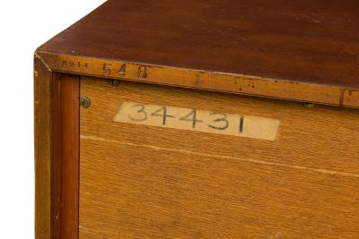  John Widdicomb Co Widdicomb Furniture Co John Widdicomb Mid Century American Modern Walnut and Bronze Dresser