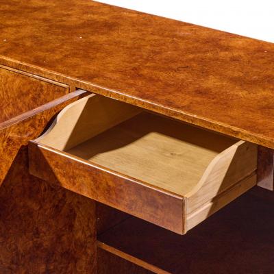  John Widdicomb Co Widdicomb Furniture Co John Widdicomb Mid Century Burlwood and Brass Credenza