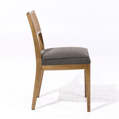  John Widdicomb Co Widdicomb Furniture Co John Widdicomb Mid Century Cane and Bleached Mahogany Dining Chairs Set of 6