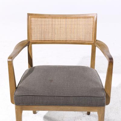  John Widdicomb Co Widdicomb Furniture Co John Widdicomb Mid Century Cane and Bleached Mahogany Dining Chairs Set of 6