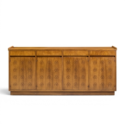  John Widdicomb Co Widdicomb Furniture Co John Widdicomb Mid Century Walnut Clover Credenza